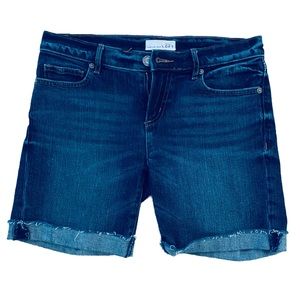 Ann Taylor LOFT rolled cuff denim shorts